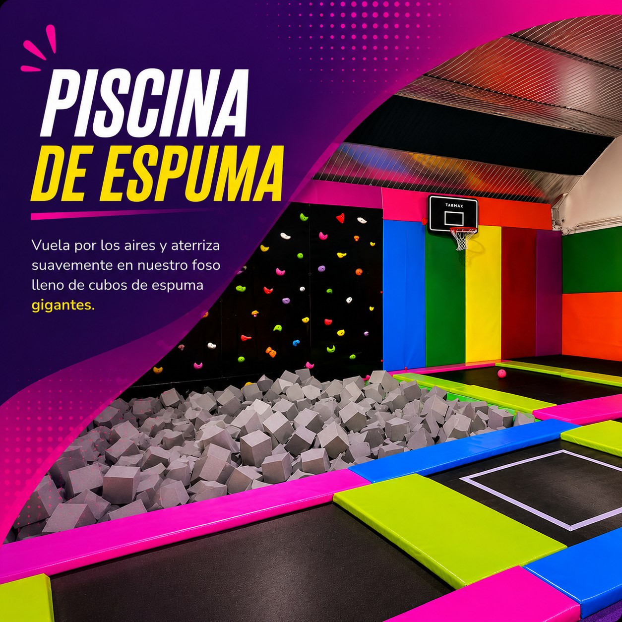 piscina espuma banner